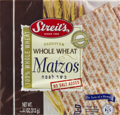 Streits Whole Wheat Matzo - 11 Oz - Image 2