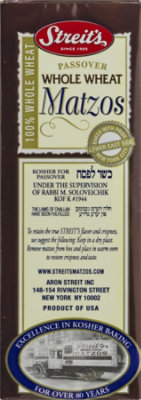 Streits Whole Wheat Matzo - 11 Oz - Image 3