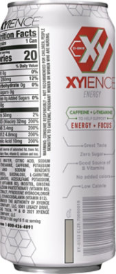 XYIENCE Energy Drink Cherry Lime Carbonated - 16 Fl. Oz. - Image 6