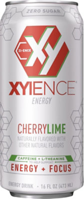 XYIENCE Energy Drink Cherry Lime Carbonated - 16 Fl. Oz. - Image 2