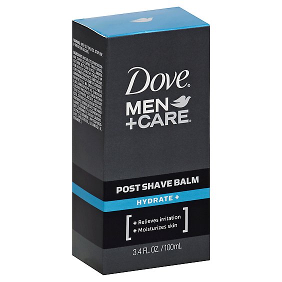 Dove Men+Care Post Shave Balm Hydrate - 3.4 Fl. Oz.
