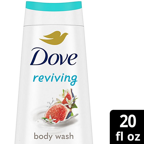 Dove Go Fresh Body Wash Restore Blue Fig & Orange Blossom Scent - 22 Fl. Oz.
