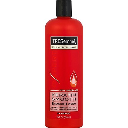 TRESemme Expert Selection Keratin Smooth Shampoo With Marula Oil - 25 Fl. Oz. - Image 2