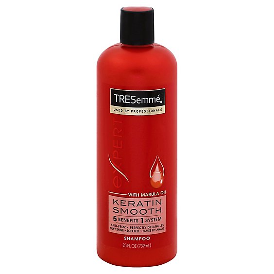 TRESemme Expert Selection Keratin Smooth Shampoo With Marula Oil - 25 Fl. Oz.