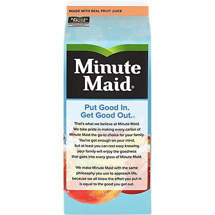 Minute Maid Juice Peach Carton - 59 Fl. Oz. - Image 6