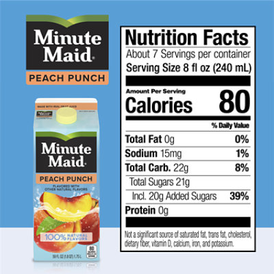 Minute Maid Juice Peach Carton - 59 Fl. Oz. - Image 4