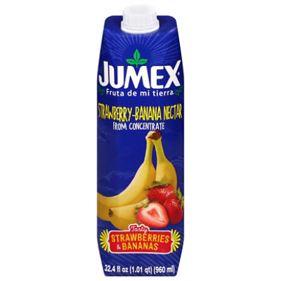 Jumex Nectar From Concentrate Strawberry Banana - 33.8 Fl. Oz. - Image 2