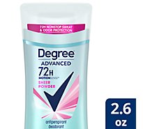 Degree For Women Motionsense Anti-Perspirant Stick Sheer Powder - 2.6 Oz