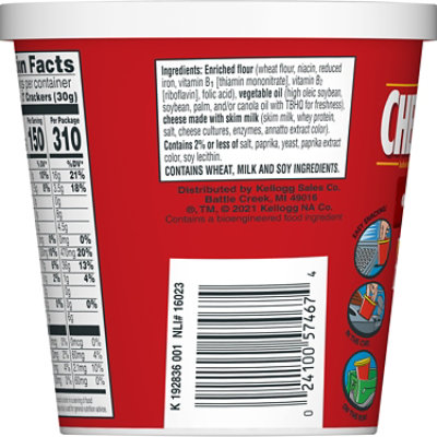 Cheez-It Original Cheese Crackers - 2.2 Oz - Image 7