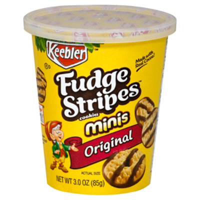 Keebler Fudge Stripes Cookies Minis Original 3 Oz Shaw S