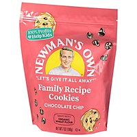 Newmans Own Family Recipe Cookies Chocolate Chip - 7 Oz - Image 5