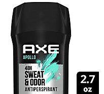 Axe Antiperspirant Deodorant Stick Apollo - 2.7 Oz