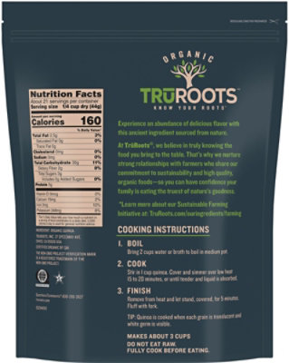 truRoots Certified USDA Organic Non GMO Project Verified Organic Quinoa - 32 Oz - Image 2