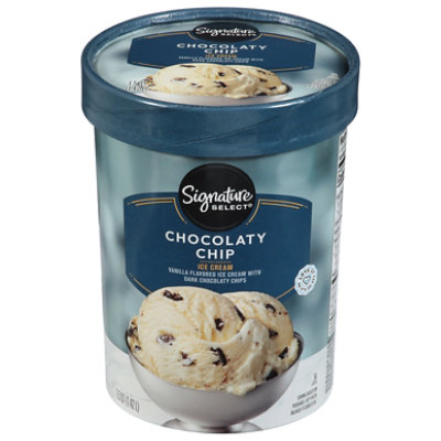 Signature SELECT Chocolate Chips Ice Cream - 1.5 Quart - Image 3