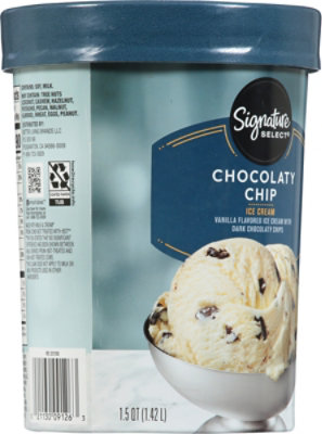 Signature SELECT Chocolate Chips Ice Cream - 1.5 Quart - Image 6