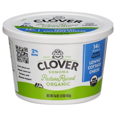 Clover Organic Farms Organic Cheese Cottage Low Fat