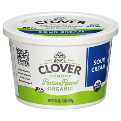 Clover Organic Farms Organic Cheese Cottage Low Fat - 16 Oz