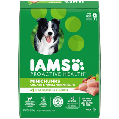 Iams Minichunks High Protein Adult Dry Dog Food With Real Chicken 15 Lb Pavilions [ 470 x 470 Pixel ]