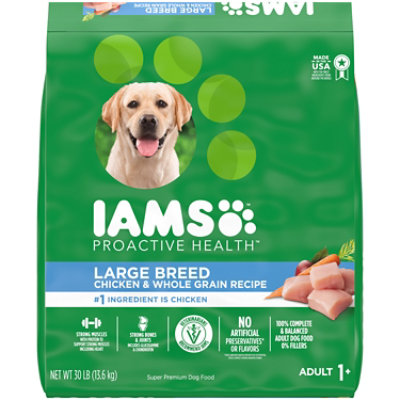 IAMS Adult Large Breed High Protein Chicken Dry Dog Food - 30 Lb