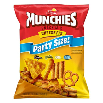 Munchies Snack Mix Cheese Fix Flavored - 15.5 Oz