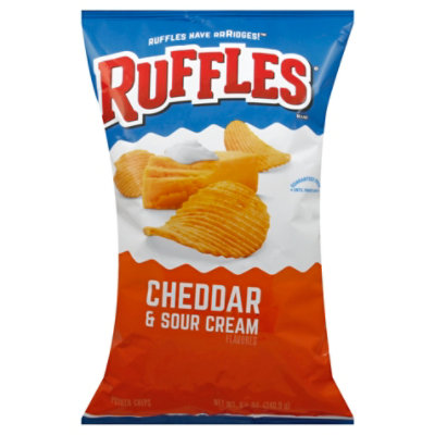 Ruffles Potato Chips Cheddar & Sour Cream - 8.5 Oz 
