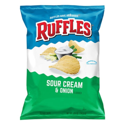 Ruffles Potato Chips Sour Cream & Onion - 8.5 Oz - Image 3