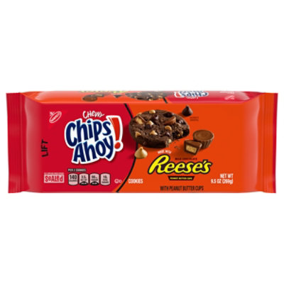 Chips Ahoy! Cookies Chewy Chocolate Chip Reeses Chocolate - 9.5 Oz