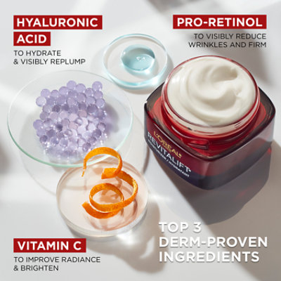 L'Oreal Paris Revitalift Triple Power Anti-Aging Face Moisturizer Cream - 1.7 Oz - Image 4
