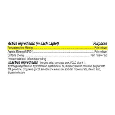 Excedin Pain Reliever Extra Strength Caplets - 200 Count - Image 6