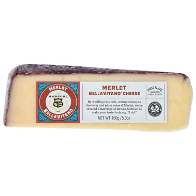 Sartori Cheese BellaVitano Merlot - 5.3 Oz