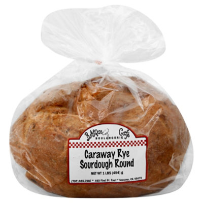 Basque Boulangerie Cafe Bread Caraway Rye Round - 16 Oz