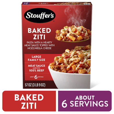 Stouffer's Baked Ziti Large Family Size Frozen Meal - 57 Oz - Image 1