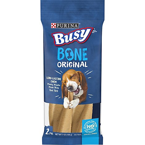Purina Busy Dog Treats Bone 2 Count - 7 Oz