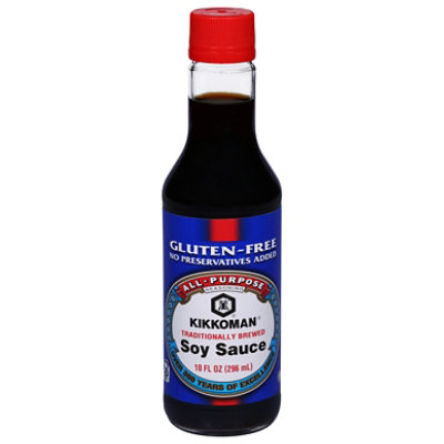 Kikkoman Soy Sauce All Purpose Gluten Free - 10 Fl. Oz.