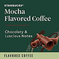 Starbucks No Artificial Flavors 100% Arabica Mocha Flavored Ground Coffee Bag - 11 Oz - Image 2