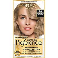 LOreal Preference Dark Ash Blonde 7a Hair Color - Each - Image 2