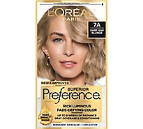 LOreal Preference Dark Ash Blonde 7a Hair Color - Each