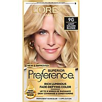 LOreal Superior Preference Hair Color Light Golden Blonde 9G - Each - Image 2