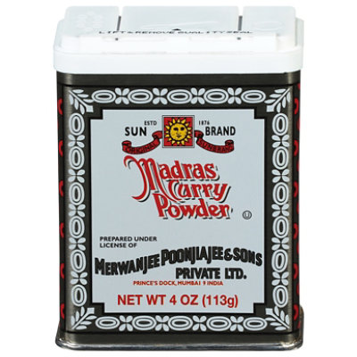 Sun Brand Curry Powder Madras - 4 Oz