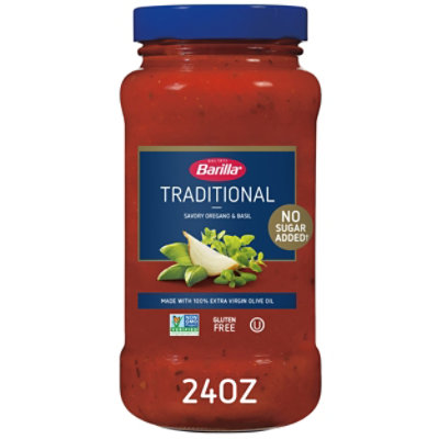 Barilla Savory Oregano Traditional Pasta Sauce - 24 Oz