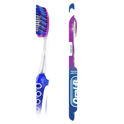 Oral-B 3D White Pro-Flex Stain Eraser Toothbrush Medium - 1 Count
