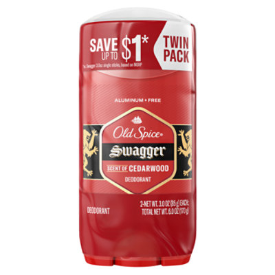 Old Spice Red Collection Swagger Scent Deodorant for Men Value Pack - 2-3 Oz - Image 2