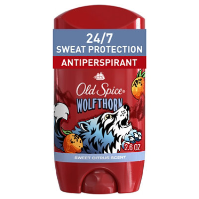Old Spice Wolfthorn Anti Perspirant Deodorant for Men - 2.6 Oz