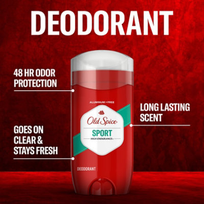 Old Spice High Endurance Aluminum Free Deodorant For Men Pure Sport Scent - 3 Oz - Image 2