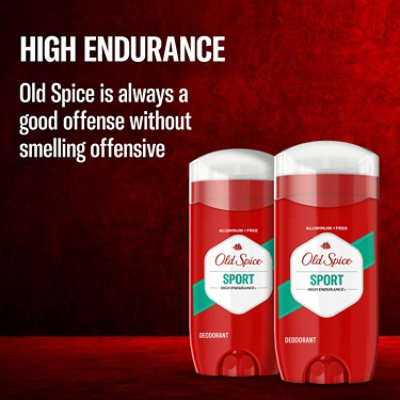 Old Spice High Endurance Aluminum Free Deodorant For Men Pure Sport Scent - 3 Oz - Image 7