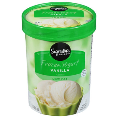 Signature SELECT Vanilla Fat Free Frozen Yogurt - 1.5 Quart - Image 3