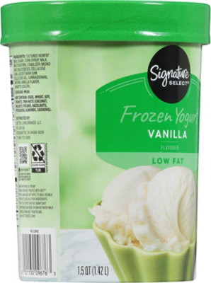 Signature SELECT Vanilla Fat Free Frozen Yogurt - 1.5 Quart - Image 6