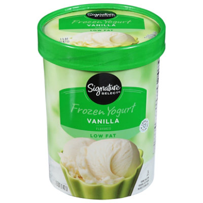 Signature SELECT Vanilla Fat Free Frozen Yogurt - 1.5 Quart