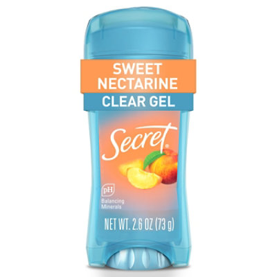 Secret Fresh Clear Gel Antiperspirant and Deodorant Sweet Nectarine Scent - 2.6 Oz - Image 1