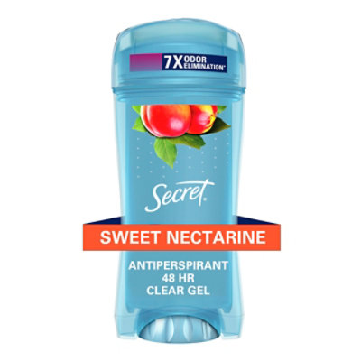 Secret Clear Gel Nectarine Scent Antiperspirant & Deodorant - 2.6 Oz